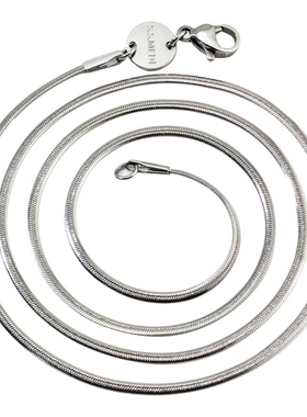 极简项链钛钢蛇骨链男