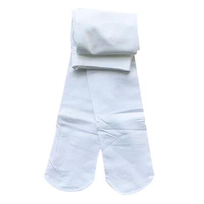 北京现货日本厚木儿童白色舞蹈袜