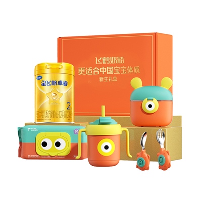 【新客礼盒】飞鹤卓睿2段乳铁蛋白婴幼配方奶粉300g*1罐育儿补贴