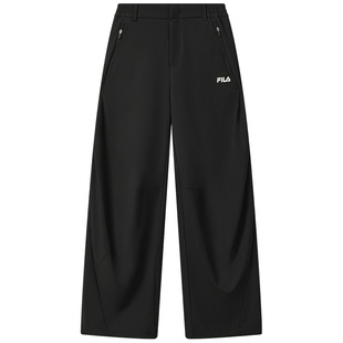 杨幂同款FILA 斐乐官方女士长裤2025秋季新款裤子时尚休闲伞兵裤