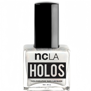 镭射尖子生 白兔奶昔NCLA指甲油holographic彩虹银色免烤快干