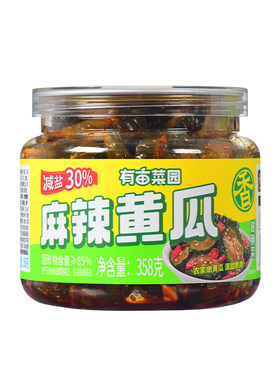 有亩菜园下饭菜酸豆角酱菜黄瓜香辣萝卜鲜香学生优选麻辣香脆新鲜