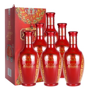 互助青稞酒喜和永庆和白酒42度500ml*6瓶整箱装