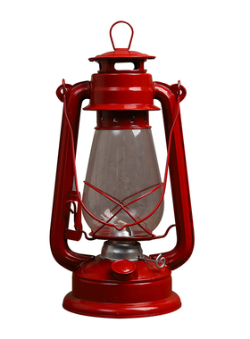 铁艺复古手提煤油灯桌面装饰摆件