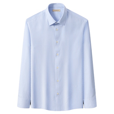 浪登长袖商务正装莫代尔条纹衬衫