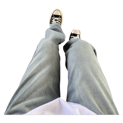 cleanfit纯蓝色软牛仔裤男款