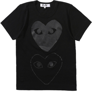 IT CDG PLAY COMME des GARÇONS川久保玲女装短袖T恤爱心图案印