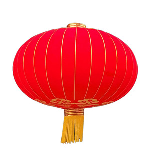欢度春节佳节户外特大号门口新年元旦铁口红灯笼直径1.5米2米3米