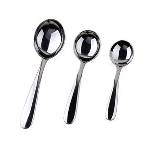 lediar不锈钢勺加深大汤勺家用勺餐具儿童汤勺子吃饭勺长柄加厚圆