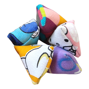 抓石子丢石子捡丢沙包80后90后怀旧玩具儿童幼儿园手抓三角小沙袋