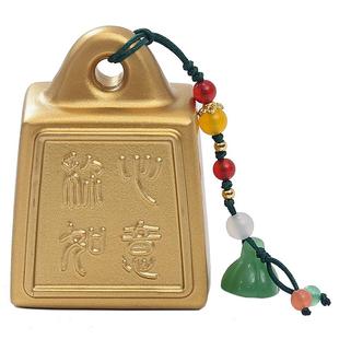 称心如意摆件实心招财铜秤砣镇宅黄铜摆件压惊乔迁结婚文创送礼物