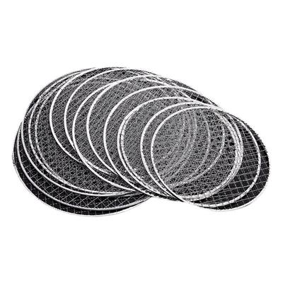 一次性烧烤网圆形篦子炭火烤肉网