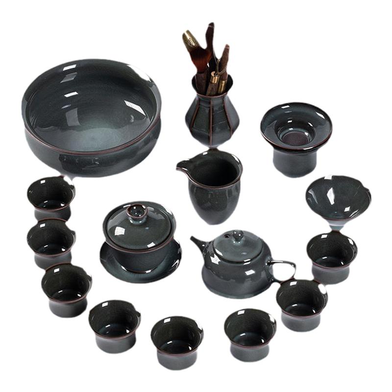 【官方正品】冰裂纹功夫茶具套装