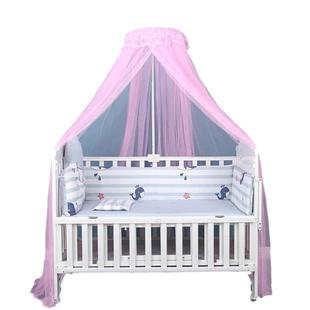 宫廷落地蚊帐家用2025新款婴儿蚊帐摇床通用型防蚊罩防摔摇篮专用
