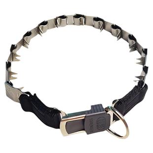 训犬专用刺激脖圈防爆冲控制项圈狗狗刺钉脖套训练猛犬工作犬脖套