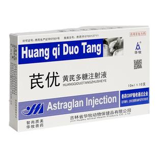 芪优黄芪多糖注射液兽药宠物犬用猫咪调节免疫促进产生干扰素正品