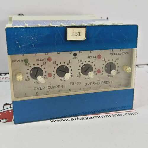 SELCO T2400-01 3-PHASE DUAL OVER-CURRENT RELAY (FAST SHIP BY