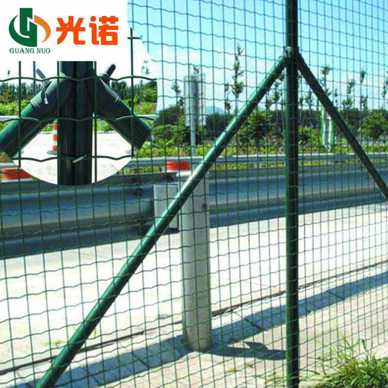 荷兰网绿色铁丝网围栏 鱼塘菜地护栏网 养殖网钢丝网隔离铁网
