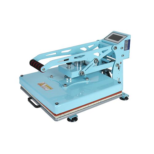 小型高压烫画机 T恤服装烫钻印花热转印机器 38*38平板压烫烫印机