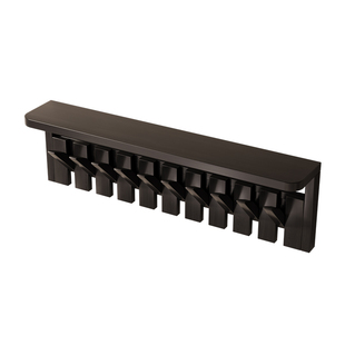 实木钢琴键挂衣架墙上壁挂入户玄关衣服置物架家用一体简易衣帽架