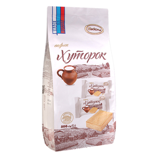 俄罗斯国家馆进口阿孔特原味小农庄威化阿孔特冰淇淋奶酪酸奶休闲