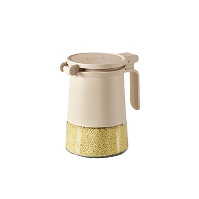 调料罐玻璃防潮密封厨房家用高颜值盐味精调味瓶罐收纳盒套装组合