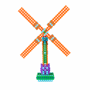 儿童竹节棍积木拼装益智玩具4-6岁小男孩5智力7榫卯积木8拼搭动脑