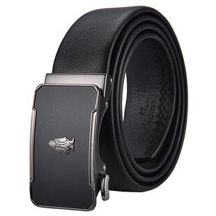 暇步士新款男士皮带高档高务真皮自动扣腰带正品牛皮休闲裤带送礼