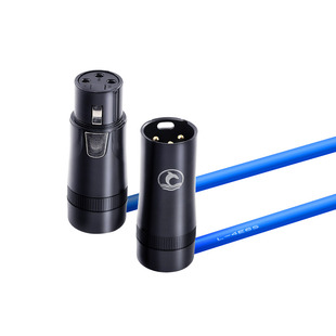 日本佳耐美话筒线XLR手柄L型弯卡农公转母麦克风卡侬音频线