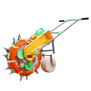 手推式播种神器玉米大豆花生高粱播种机施肥一体机点播器精播机器