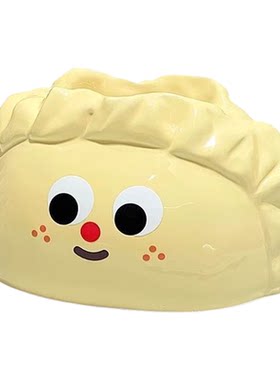 轻奢抽纸盒陶瓷饺子家用摆件创意