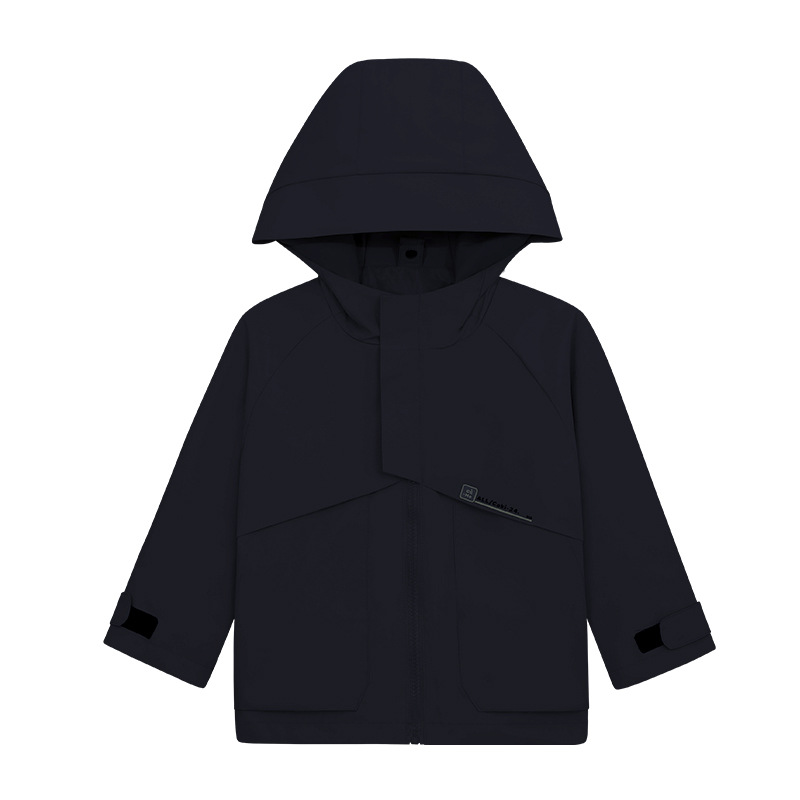 女童冲锋衣三合一户外登山服防风防水中大童羽绒服男童摇粒绒外套