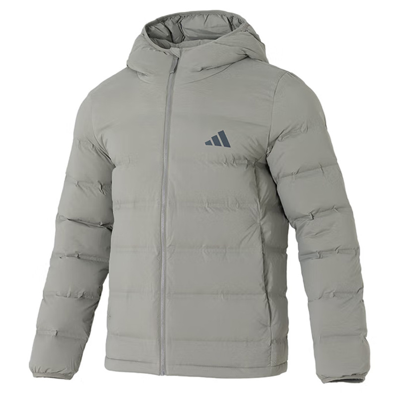 adidas阿迪达斯男子户外运动休闲保暖连帽羽绒服外套KH3992