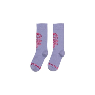 新年礼物Marimekko芬兰早秋时尚Vihkiruusu印花短袜