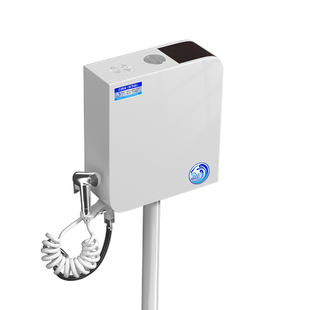 水箱家用卫生间蹲便器冲水箱大蹲坑厕所水箱节能挂墙式旱便池配件