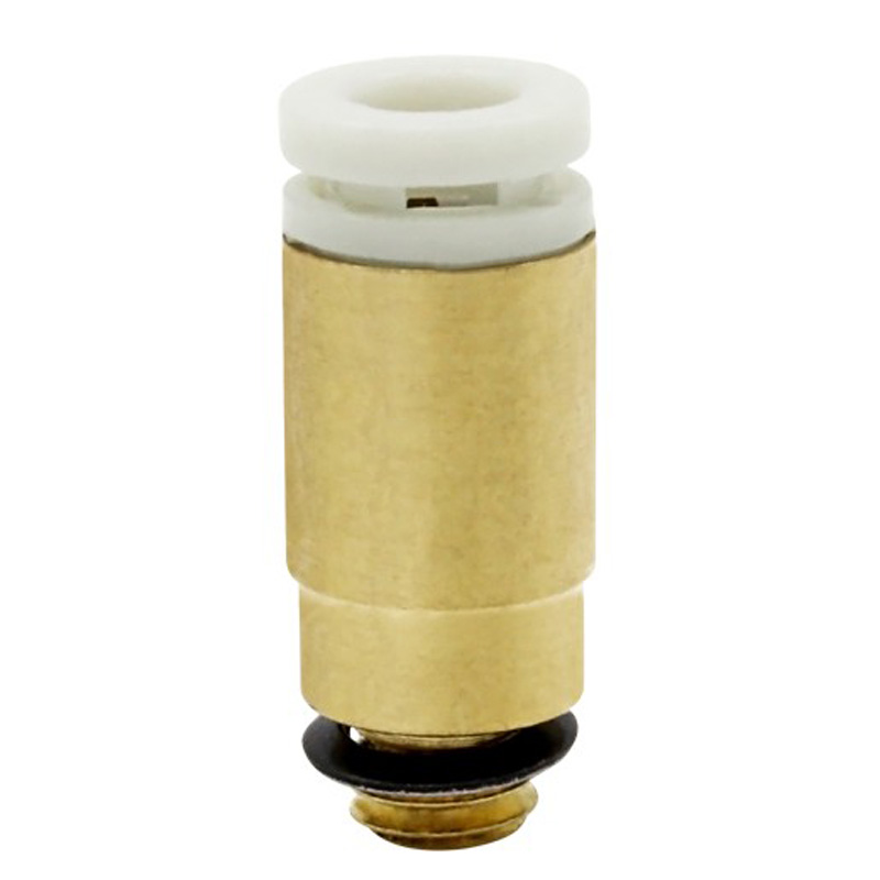 SMC型圆柱型迷你螺纹直通快插KJS 06/04/03-M3-M5-M6-01S气管接头