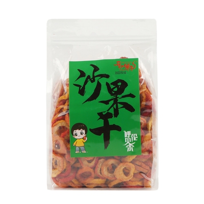 石记铺子原味沙果干海棠果干碎圈