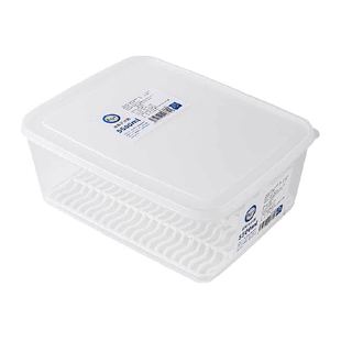 日本家之物语抗菌保鲜盒食品级储藏盒冷冻室专用冰箱收纳盒整理盒