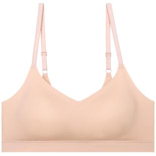 爱慕内衣女无钢圈背心式反定杯细肩带式矩阵杯舒适文胸AM176143