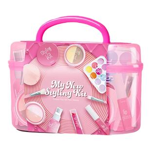 宝宝儿童化妆品无毒小女孩子玩具仿真涂不出来色彩妆全套装公主盒