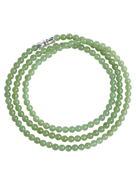 若慕新疆天然和田玉冰晴水项链