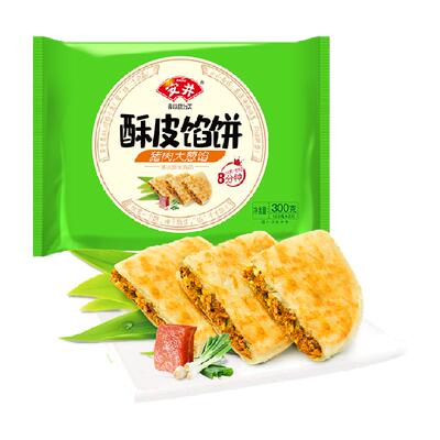 安井早餐速食半成品速冻面饼300g×1包