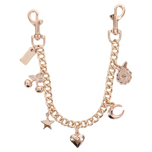 适用于coaoh麻将桃心五角星包饰链挂饰改造寇池包teri19装饰链