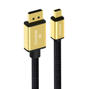 魔兽发烧1.4版迷你Mini DP转DP线雷电笔记本显示器Displayport线