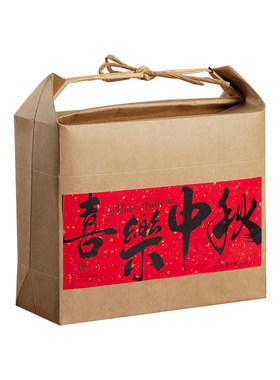 复古牛皮纸包装袋烘焙食品手提袋