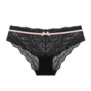 维多利亚多培尔性感欧美蕾丝内裤女纯棉裆透气低腰无痕纯欲三角裤