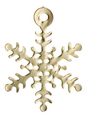 diy饰品配件 日本进口partsclub超薄冬季圣诞节新年冰雪感雪花片