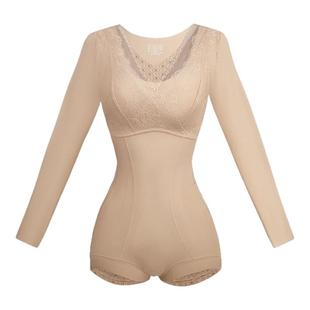 秋冬抗菌保暖收腹提臀塑身衣后脱式美体塑型强压束身衣塑形连体衣