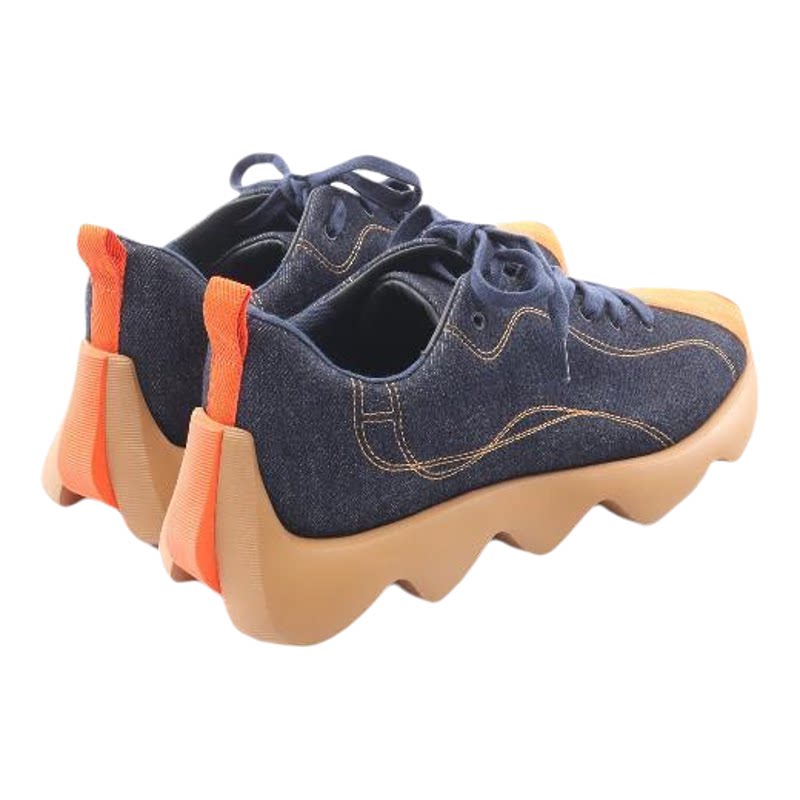 中古Hermes爱马仕鞋メンズ牛仔布