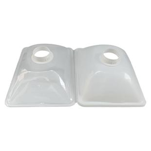 艾灸排烟罩万向竹节管透明pc吸烟罩喇叭口工业除尘塑料集气罩